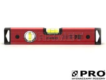 Zdjęcie Poziomica 30 cm ze wskaźnikami poziomu i pionu PRO600 ENDURANCE - PRO (3-01-01-A1-030)