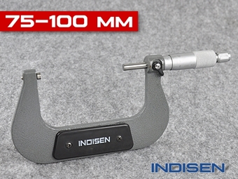 Zdjęcie Mikrometr zewnętrzny 75 - 100 mm | analogowy - INDISEN (2322-7510)