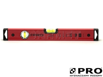 Zdjęcie Poziomica 40CM ze wskaźnikami poziomu i pionu PRO600 ENDURANCE - PRO (3-01-01-A1-040)
