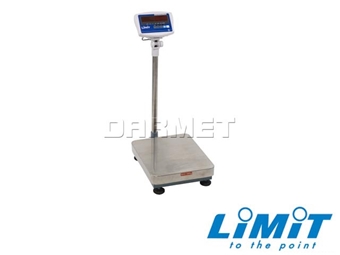 Zdjęcie Elektroniczna waga stołowa | podłogowa do paczek z wyświetlaczem na kolumnie 150 kg - Limit 184200202
