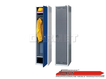 Zdjęcie SZAFA BHP 1-drzwiowa, 1-osobowa (2 półki) - FAST SERVICE (S-2-01-00)