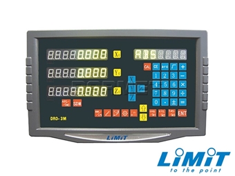 Zdjęcie Monitor do odczytu cyfrowego DRO-3M/cyfrowa skala długości/pozycjoner 3-osiowy do frezarek/kompletny zestaw - Limit 151390101