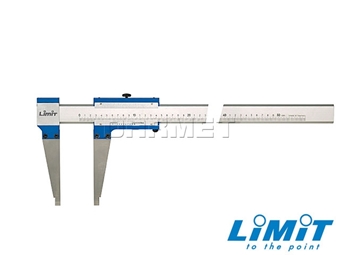 Zdjęcie Suwmiarka aluminiowa warsztatowa z precyzyjną regulacją; 1000 x 500 mm - Limit 05750559