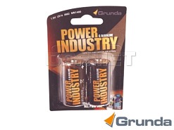 Baterie alkaliczne Power Industry LR14 - C - 7000 mAh - 1,5V - 2 szt. - GRUNDA (0236-00026)
