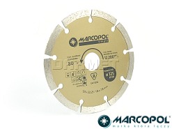 Tarcza diamentowa segmentowa, do cięcia na sucho, 125 x 22,23MM - MARCOPOL (Q785)