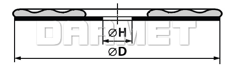 Tarcza fibrowa - 115MM x 22,2MM, ziarnistość C24 - ANDRE (820002)