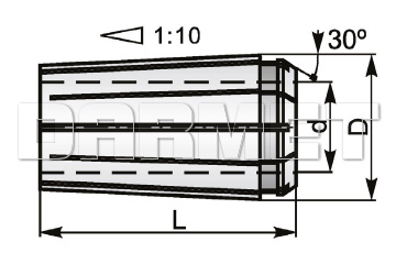 Tulejka zaciskowa EO16 - APX