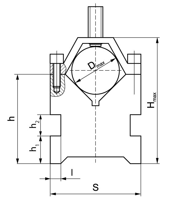 Pryzma traserska 110MM, z zaciskiem (VZ130B)