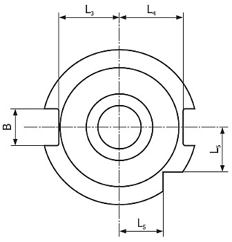 rysunek techniczny oprawki DIN 69871