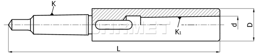 Tuleja redukcyjna długa MS5/MS6 (DM-172)