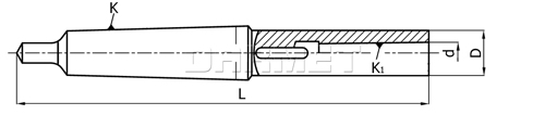 Tuleja redukcyjna długa MS2/MS1 (DM-172)