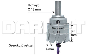 Otwornica POWER-MAX 30 HEAVY-DUTY z akcesoriami - KARNASCH (20.1130)