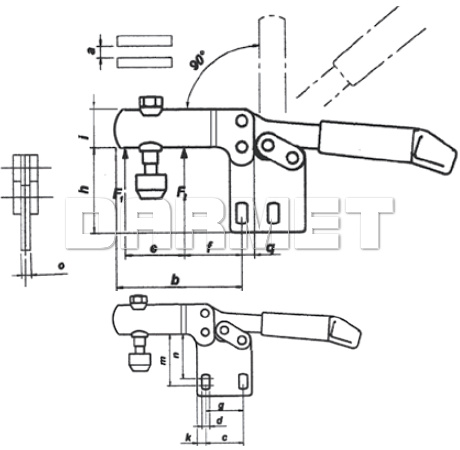 Docisk pionowy DSP-832 - METALIMPEX