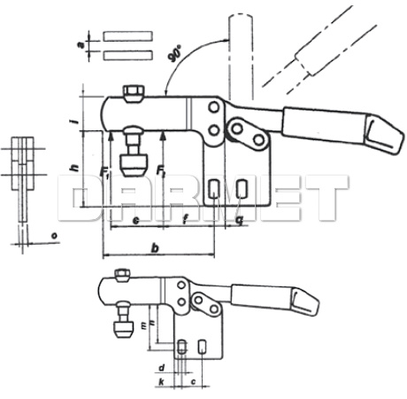 Docisk pionowy DSP-832 - METALIMPEX
