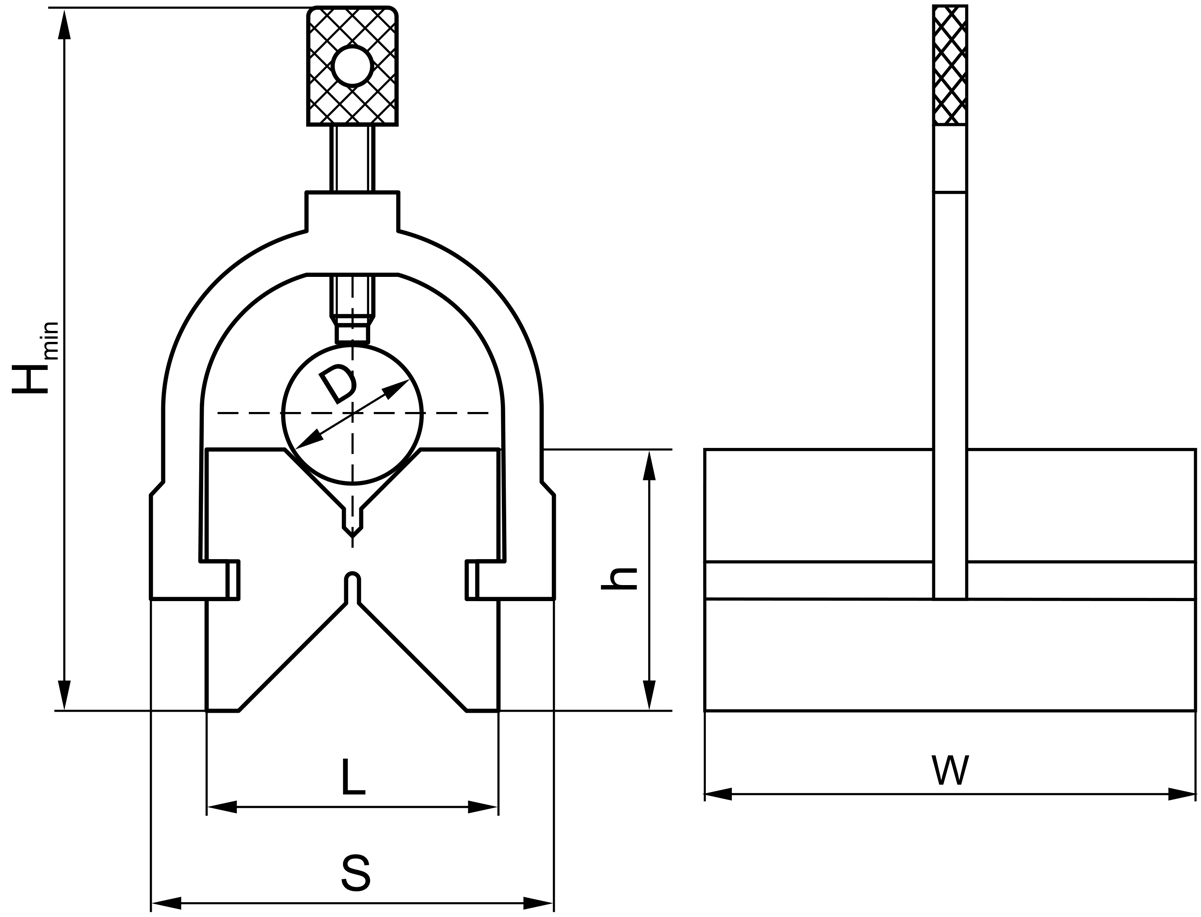 Pryzma traserska 33MM, z zaciskiem (VZ33A)