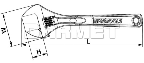 Klucz nastawny - TENGTOOLS