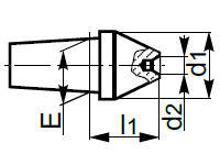 Końcówka wymienna - typ 8853