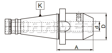 Oprawka zaciskowa ISO40 - ZM KOLNO (Typ 7620)