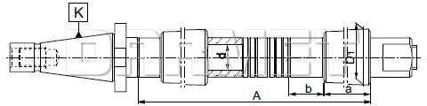 Trzpień frezarski długi - ISO40 - 22MM - 315MM - ZM KOLNO (Typ 7188)