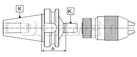 Trzpień wiertarski B12 (Typ 5373)