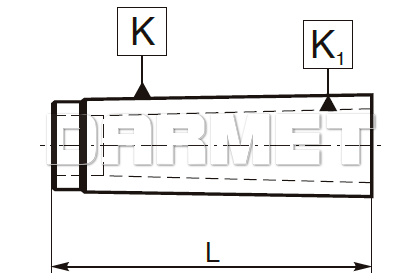 Tuleja redukcyjna 100MM - MS6 bez płetwy - ZM KOLNO (Typ 1770)