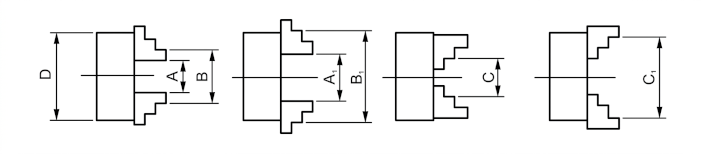 uchwyt tokarski żeliwny 3-szczękowy DARMET