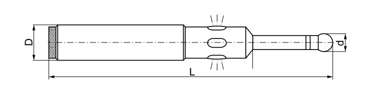 czujnik krawędziowy - rysunek techniczny