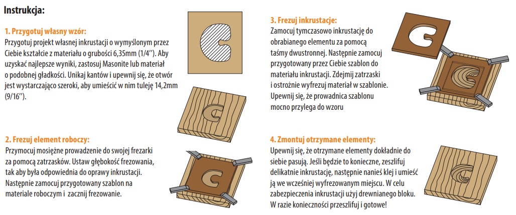 zdobienie drewna - instrukcja