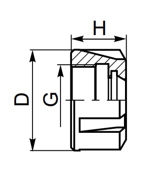 nakrętka er- rysunek techniczny