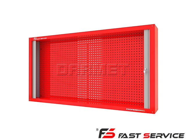 Gablota pionowa narzędziowa zamykana roletą żaluzją 100x190cm - FAST SERVICE (GB192)