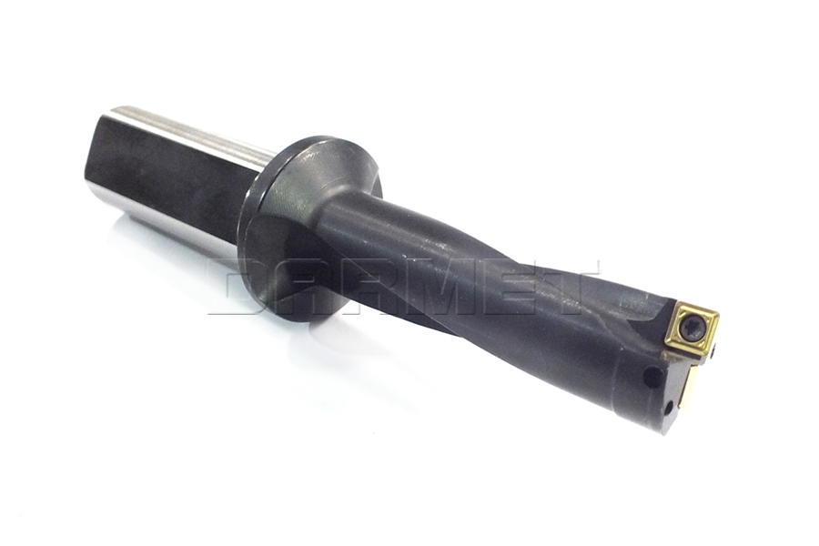 Wiertło składane 14 mm 3xD na płytki wieloostrzowe SOLT | chwyt walcowy 20 mm | chłodzenie wewnętrzne - PAFANA (SD-14-3D-W20-SOLT05)