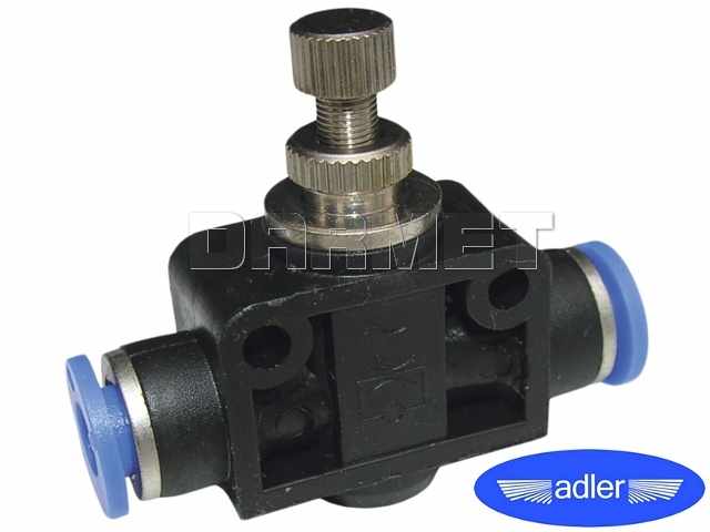 Zawór powietrza AUTO liniowy na przewód 6MM - ADLER (0118.08)