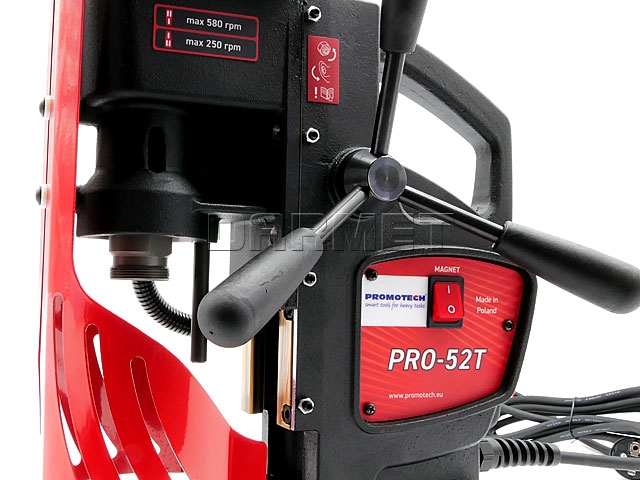 Wiertarka magnesowa elektromagnetyczna 1600W | Weldon 3/4" - PRO52T PROMOTECH