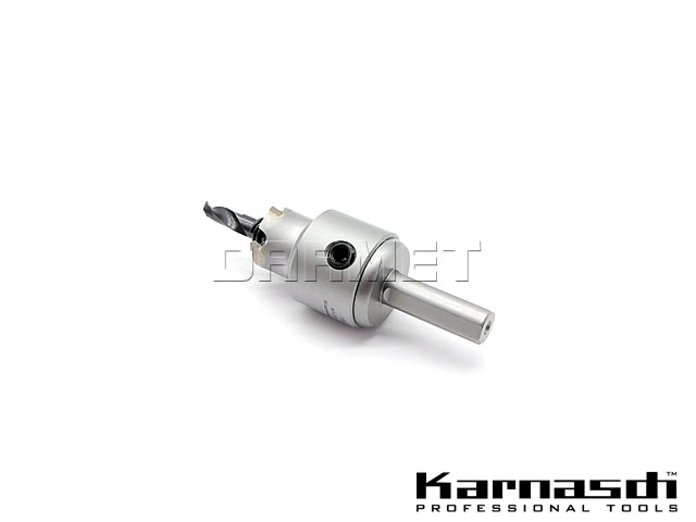 Otwornica do metalu 20 mm z węglikiem spiekanym | POWER-MAX 10 HEAVY-DUTY z akcesoriami - KARNASCH 20.1010.020