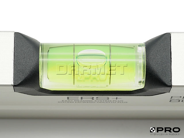 Poziomica 60CM ze wskaźnikami poziomu i pionu PRO800 ENDURANCE PLUS SZARA - PRO (3-01-01-B2-060)