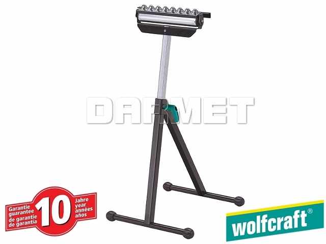 Stojak z rolką | podpora wielofunkcyjna regulowana 63 - 100 cm - WOLFCRAFT (WF6102300)