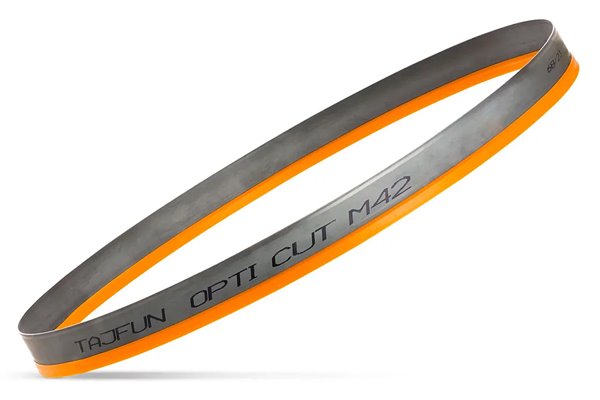 Piła taśmowa do metalu bimetalowa TAJFUN OPTI CUT M42 do pełnych materiałów | 2540 x 20 x 0,65 mm | TPI 3/4 - FENES 0641-755-302-540