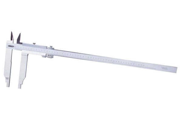 Suwmiarka noniuszowa 0-600mm/0-24" | 0.05mm/1/128", półwałkowe szczęki pomiarowe, szczęki do pomiaru wewnętrznego - INSIZE 1236-614