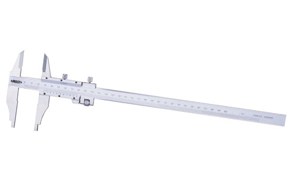 Suwmiarka noniuszowa 0-300 mm, półwałkowe i zewnętrzne szczęki pomiarowe, z precyzyjną regulacją - INSIZE 1217-3001