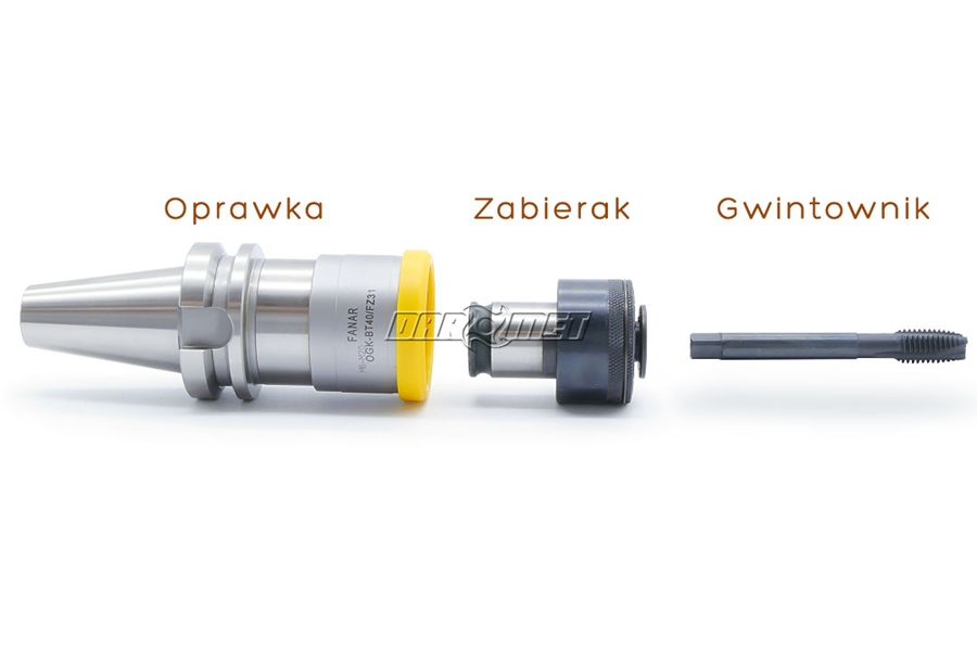 Oprawka do gwintowania  OGK | Uchwyt MAS-BT40 na wkładki szybkowymienne | gwint M6 - M20 - FANAR (R-OGK-BT40/FZ31)