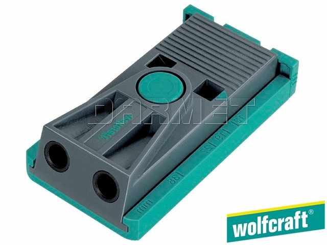 Zestaw do wykonywania niewidocznych połączeń w drewnie ”Undercover Jig” | przyrząd stolarski - WOLFCRAFT (WF4642000)