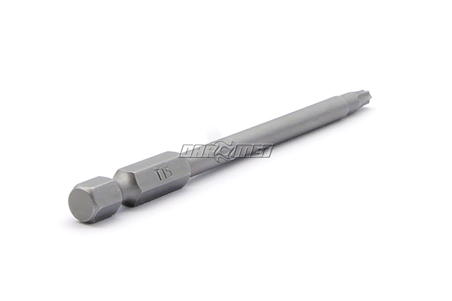 Grot przedłużony typu TORX TX15 x 89 mm z otworem - LUNA 212280606