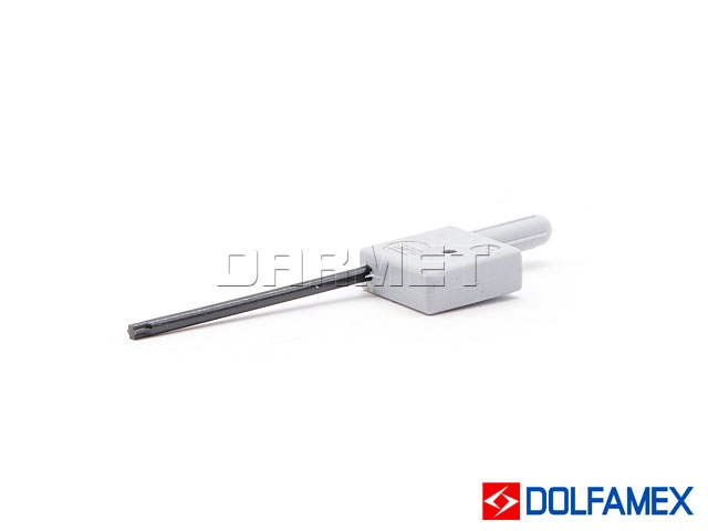 Frez składany trzpieniowy 16 mm, 2-ostrzowy z chwytem Weldon 217.699 - 1616.3 - 10 - DOLFAMEX