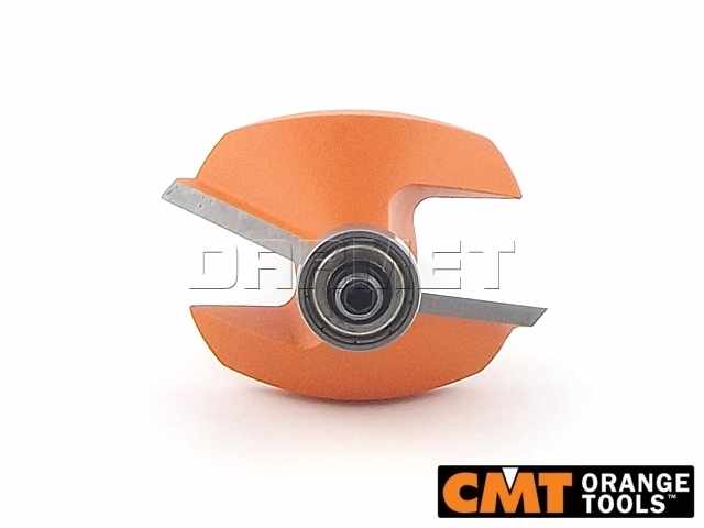 Frez do fazowania i ukosowania 45° do drewna z łożyskiem dolnym | 45 x 18 x 12 mm - CMT (936.920.11)