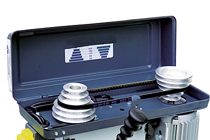 Wiertarka stołowa kolumnowa DQ 18 z napędem pasowym | 450 W | 230V  -  OPTIMUM 3191042