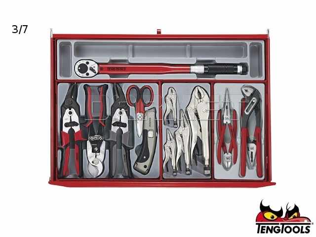 Zestaw narzędzi TCMM277SV - 277 elementów - TENGTOOLS (16784-0107)