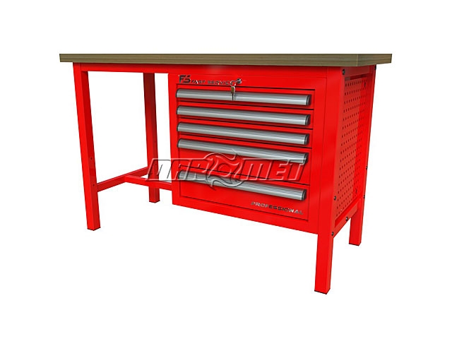STÓŁ WARSZTATOWY Z SZAFKAMI - 1400x600 mm - FAST SERVICE (P-3-051-01)