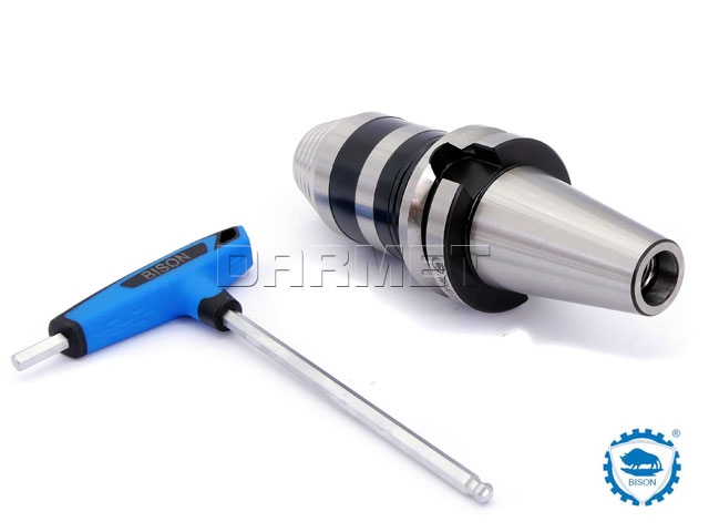 Trzpień BT40 zintegrowany z uchwytem wiertarskim kluczykowym | 3-16MM - ZM KOLNO (Typ 7661)