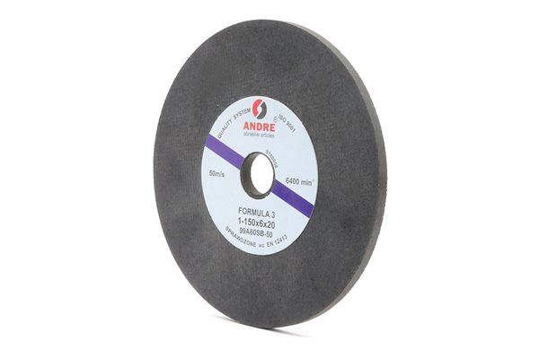 Kamień szlifierski 150 x 6 x 20 mm | ściernica płaska | typ 1 | 99A60S6B88 - ANDRE 120118