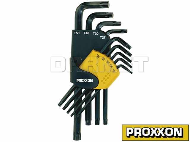 Klucze torx (TX) | zestaw 9 sztuk - PROXXON PR23944